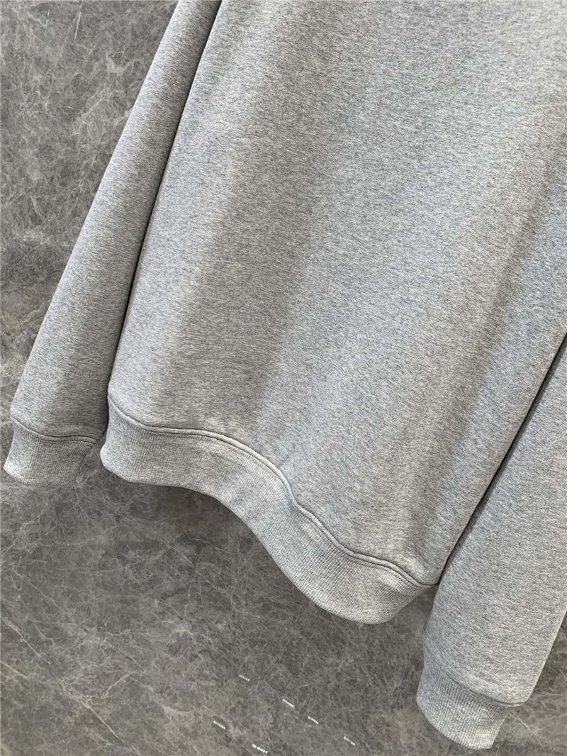Pra*a round neck long sleeve sweatshirt replica clothing