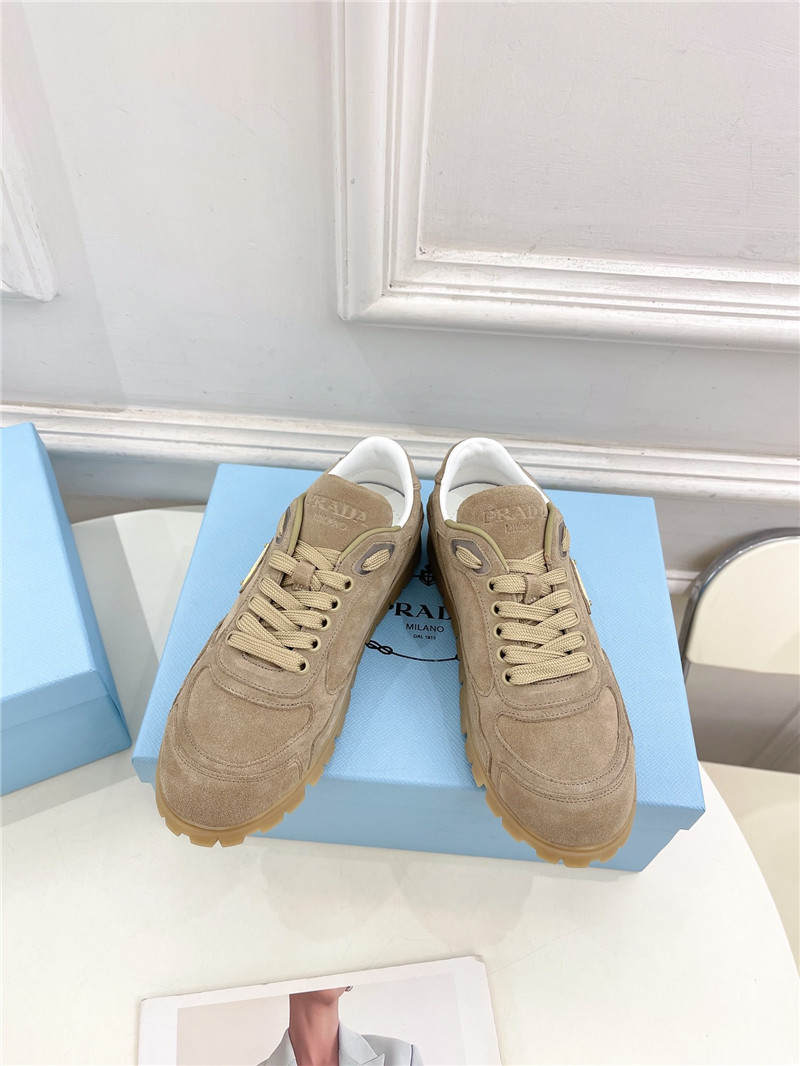 Pra*a faded suede sneakers