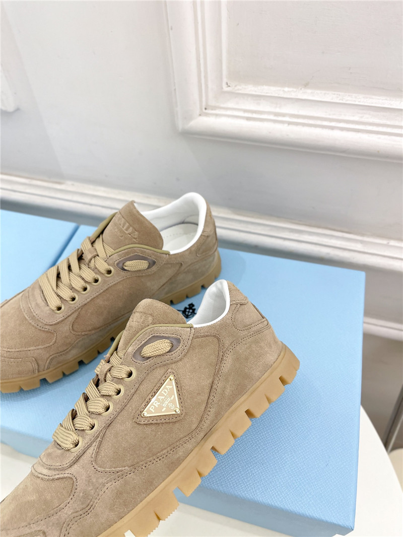 Pra*a faded suede sneakers
