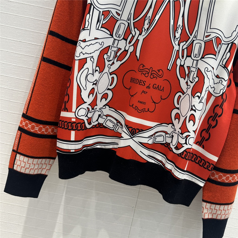 H**me5 patchwork knitted top replica clothes