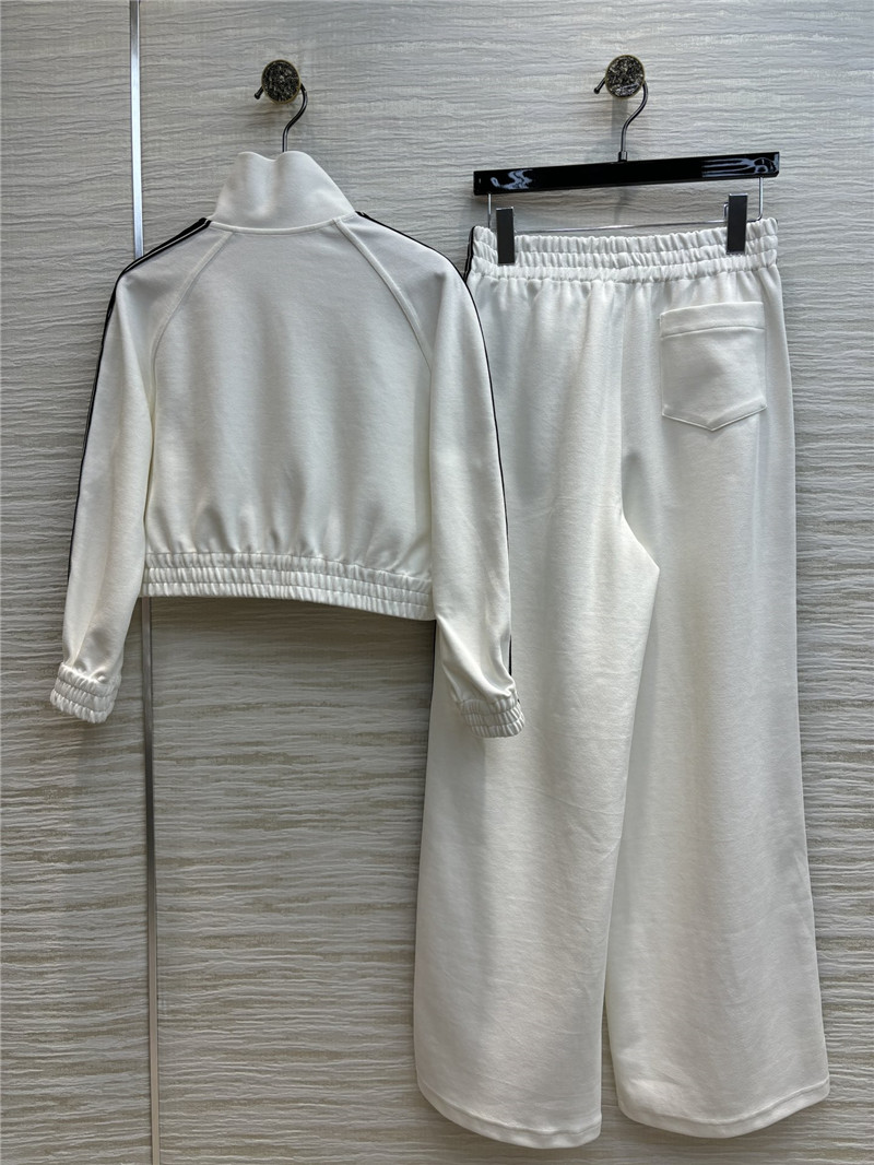 A1exa*der wang zipper sweatshirt + wide-leg pants set