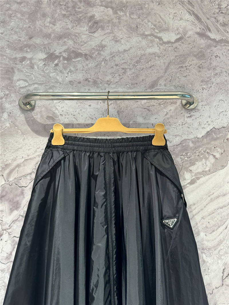 Pra*a nylon full skirt replica designer clothes