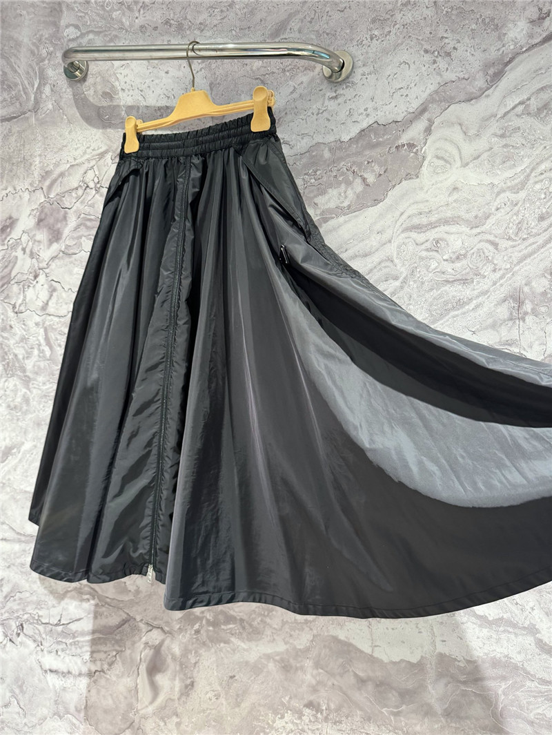 Pra*a nylon full skirt replica designer clothes
