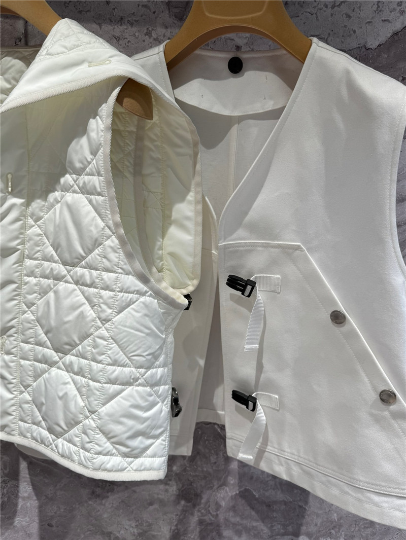 D10r navy collar padded vest replica d&g clothing