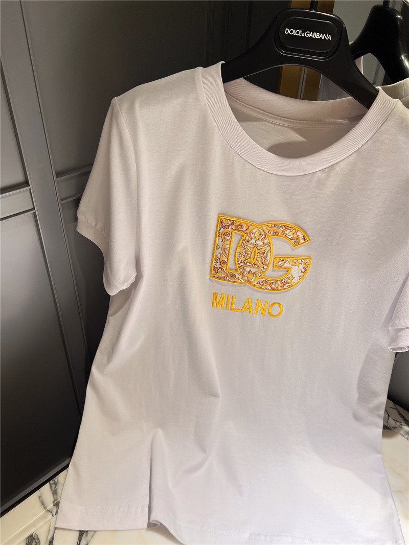 Dolce & Gabbana d&g positioning printing T-shirt replicas clothes