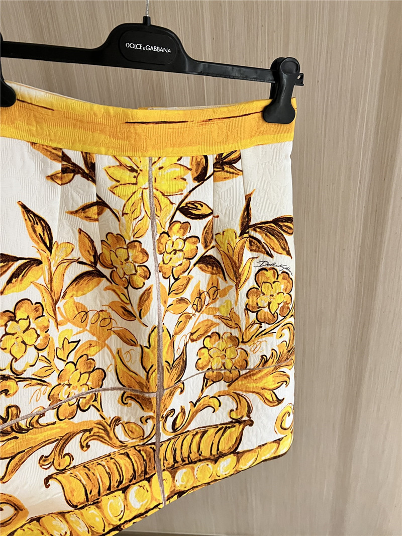 Dolce & Gabbana d&g jacquard fabric skirt replicas clothes