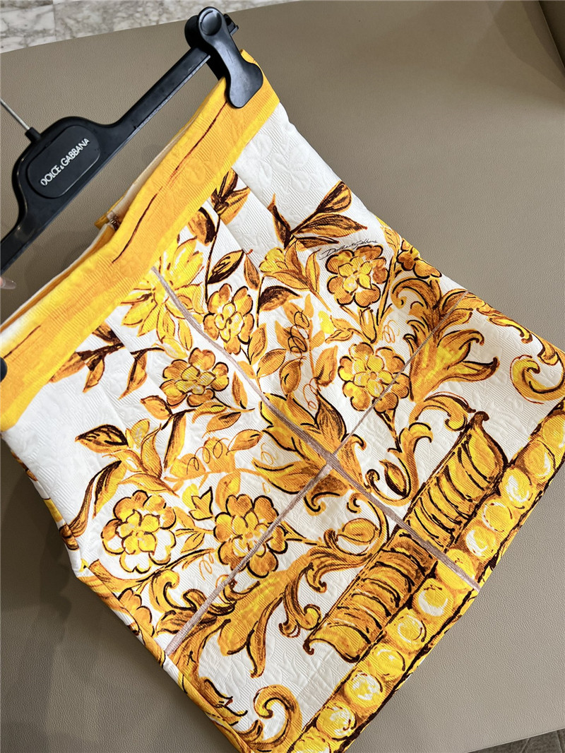 Dolce & Gabbana d&g jacquard fabric skirt replicas clothes