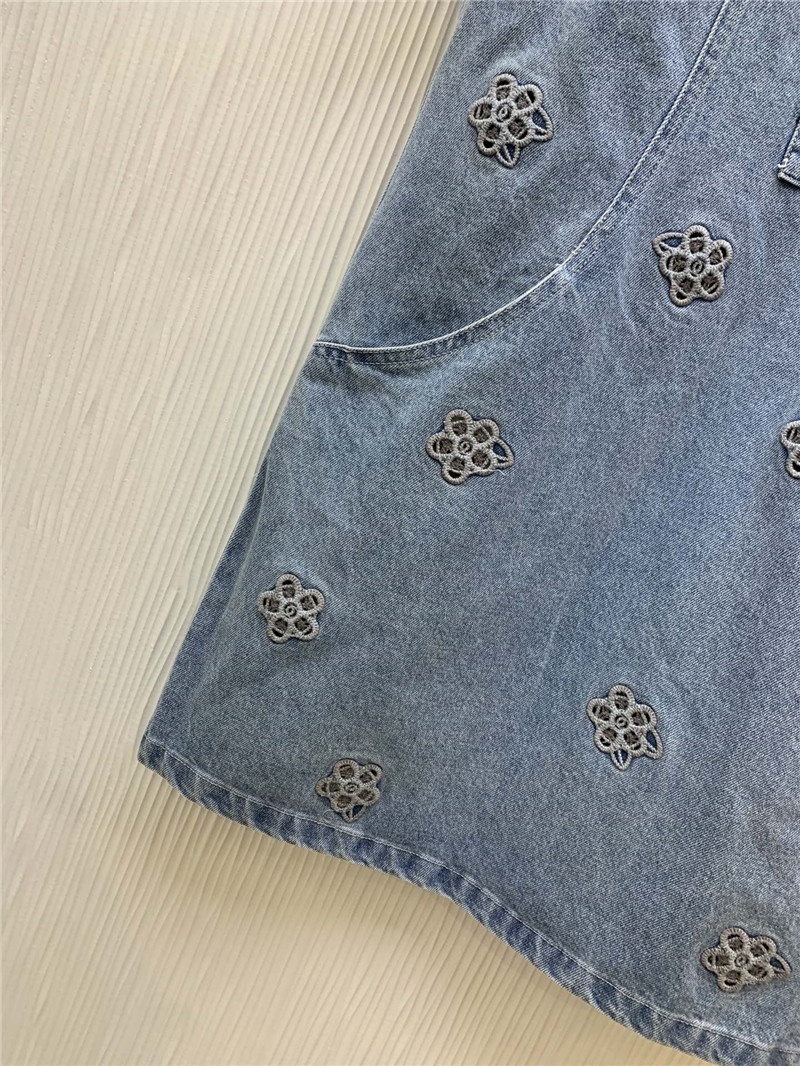 Ch**el embroidered hollow dress replica clothes