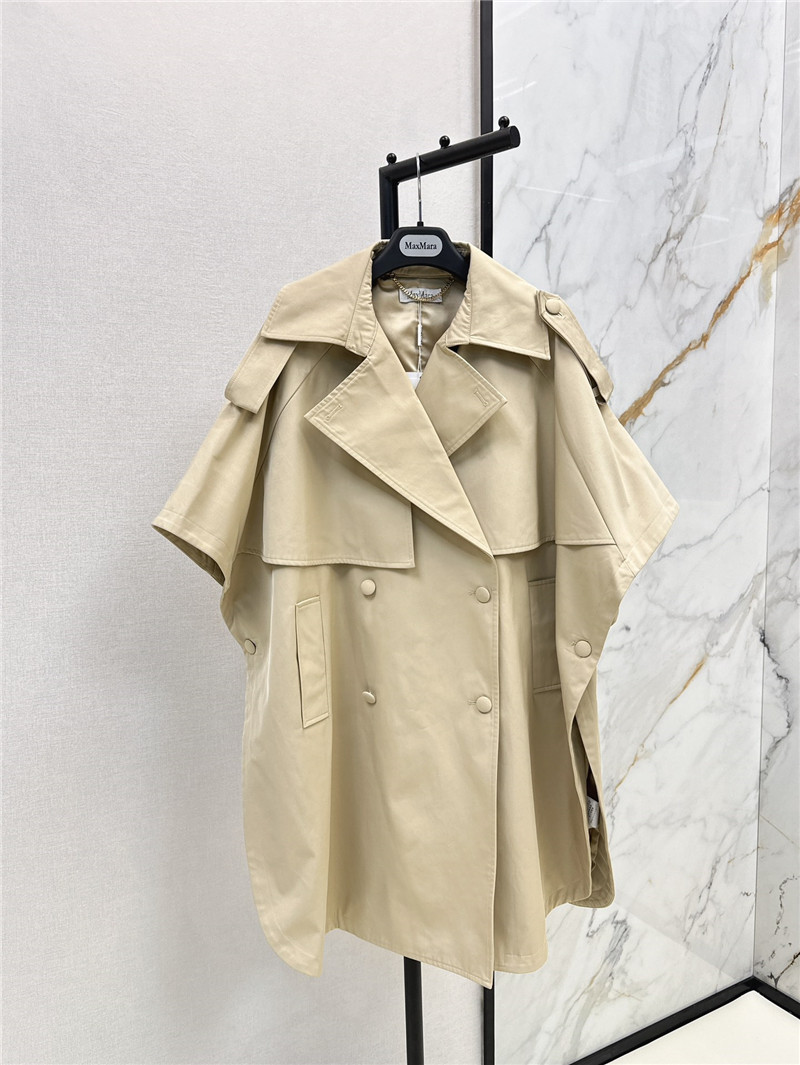 Vanitoo lapel double-breasted trench dress replica clothes