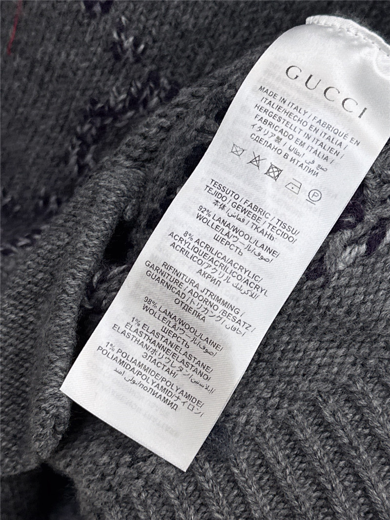 Gvc*1 logo woven loose cardigan replica designer clothes