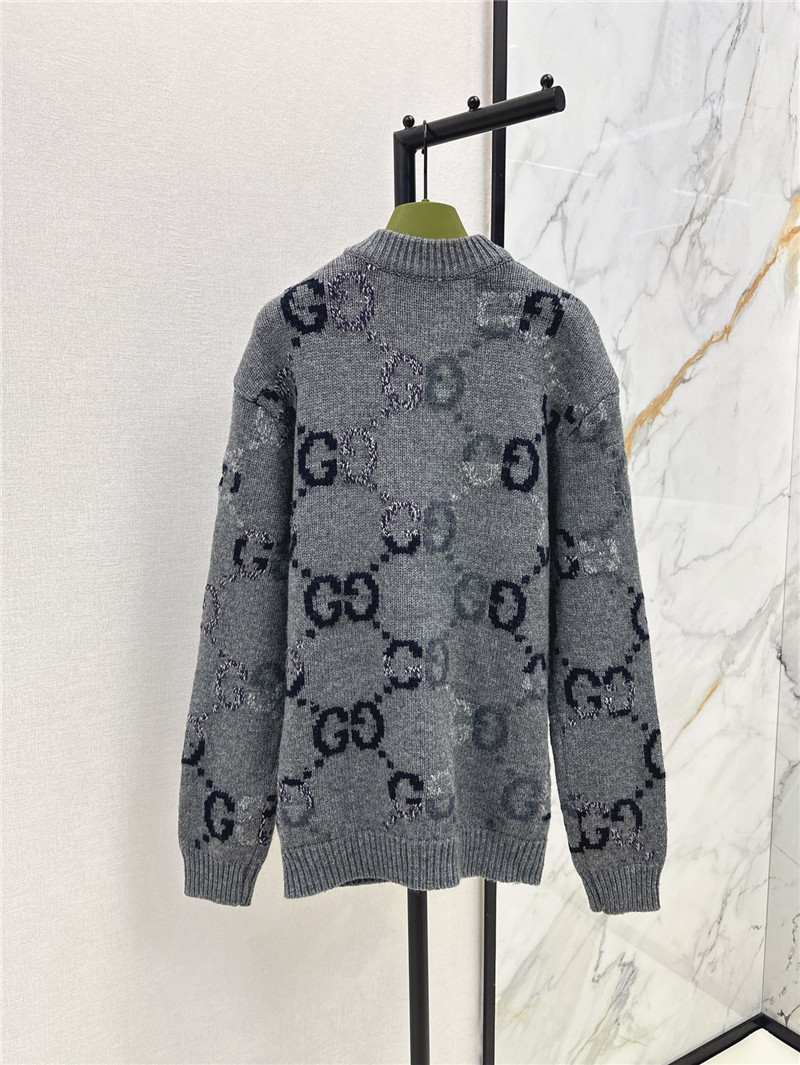 Gvc*1 logo woven loose cardigan replica designer clothes