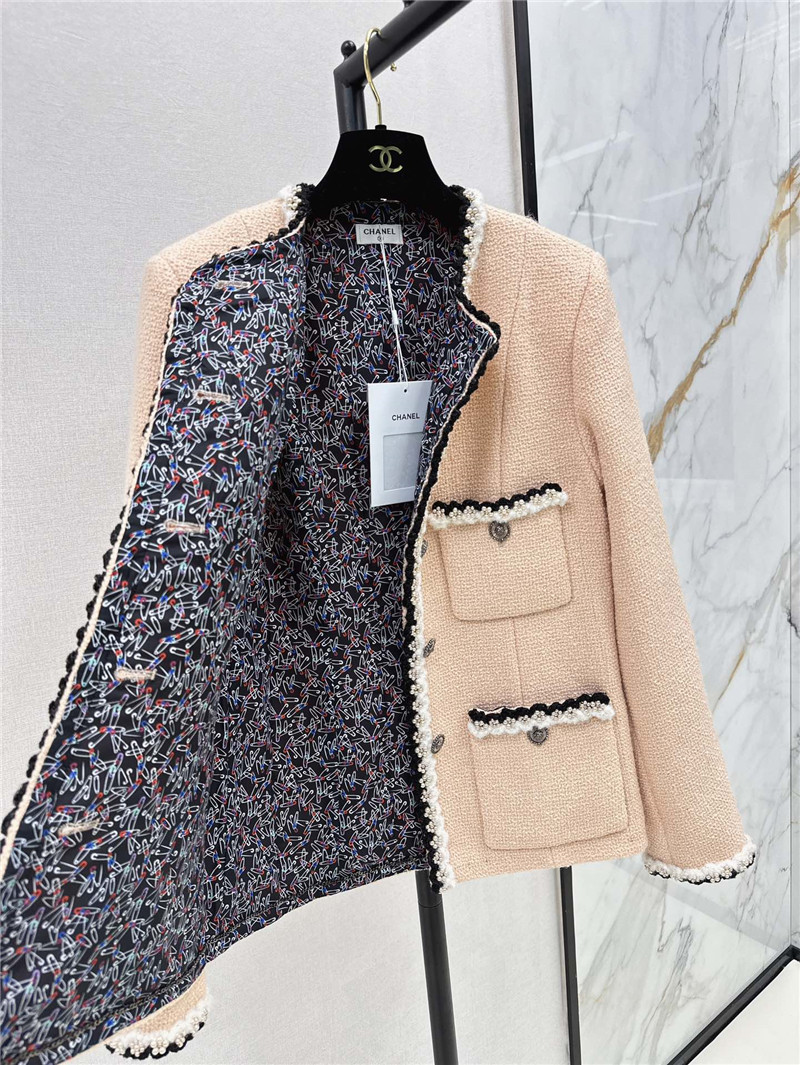 Ch**el new lace braided jacket replica clothing