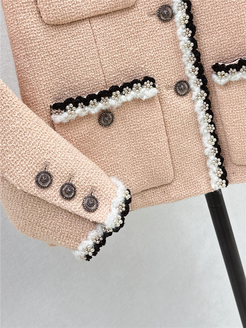 Ch**el new lace braided jacket replica clothing