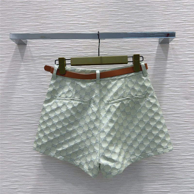 Gvc*1 jacquard fabric shorts replica clothing sites