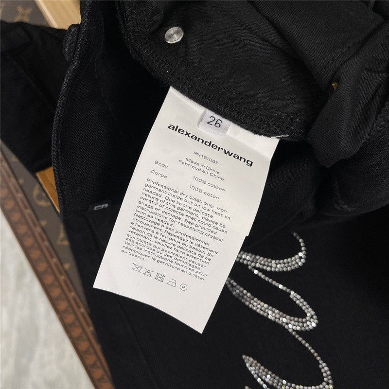 A1exa*der wang rhinestone jeans replica d&g clothing
