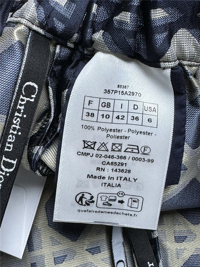 D10r rattan check culottes replica d&g clothing