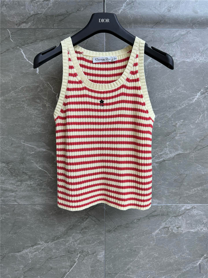 D10r striped knitted two-piece set replica d&g clothing