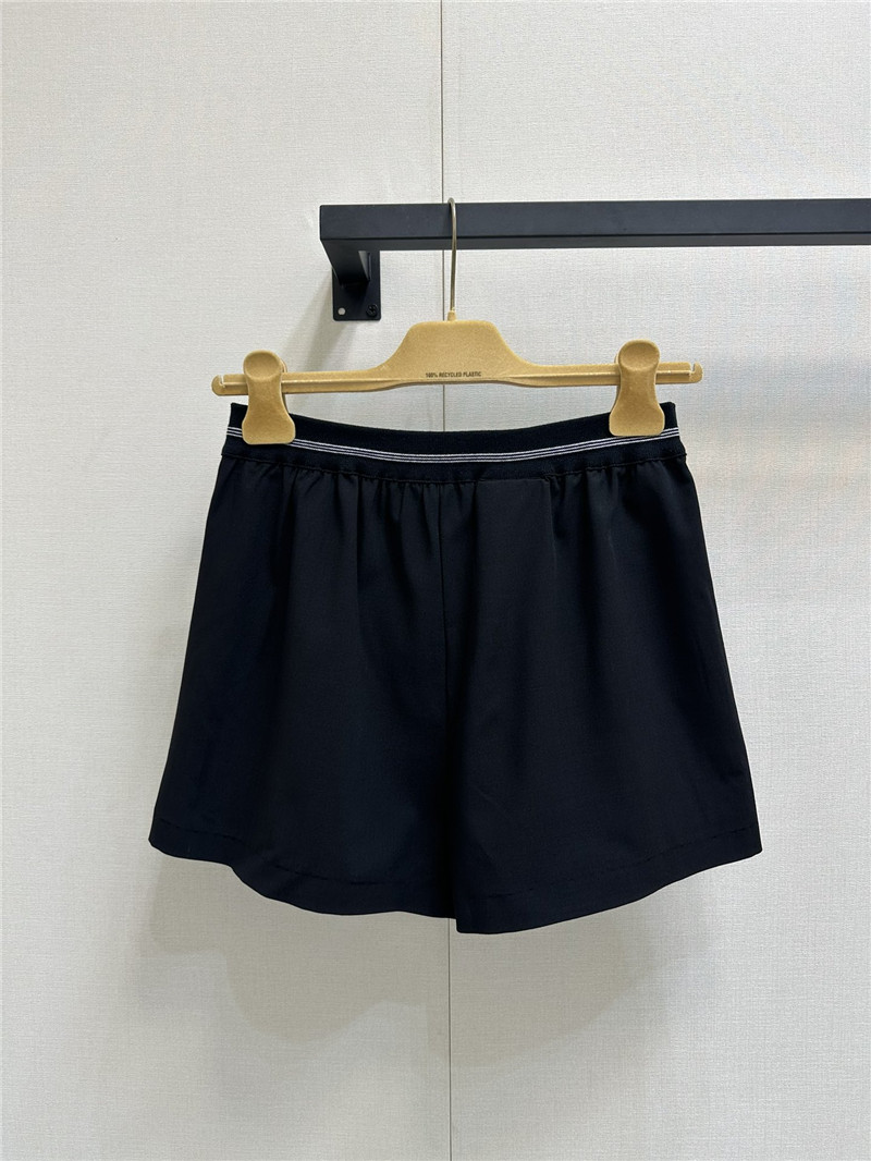 M1um1u high waist wide leg shorts replica clothes