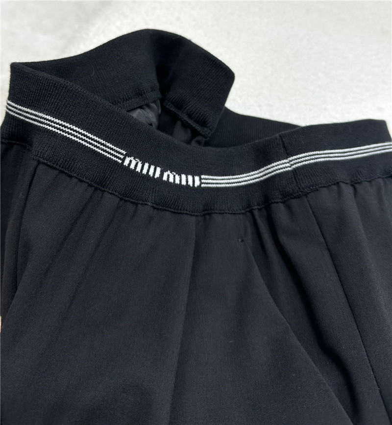 M1um1u high waist wide leg shorts replica clothes