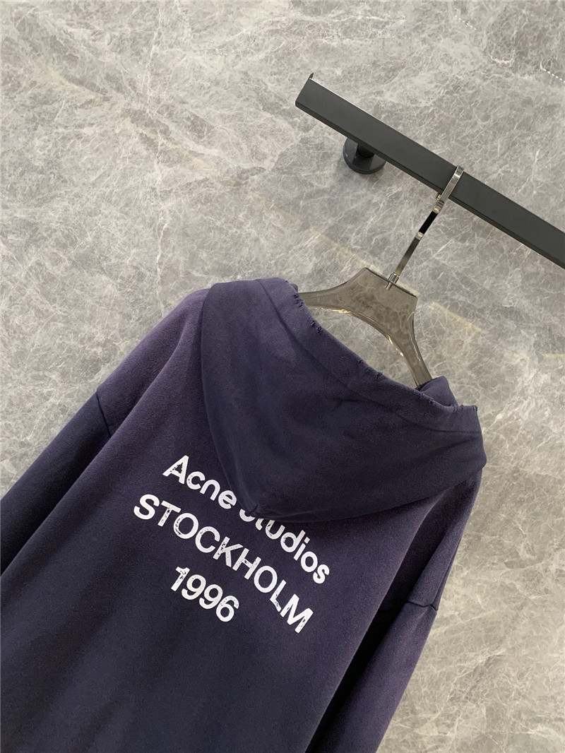 acne studios frayed edge hoodie replicas clothes