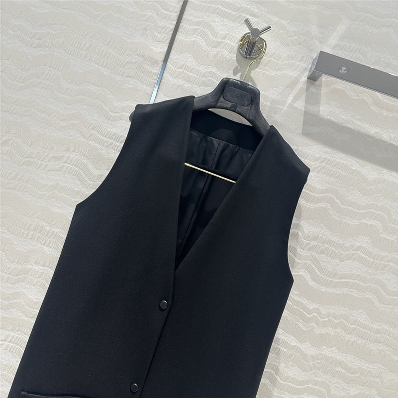 The R0w twill wool vest replica clothes