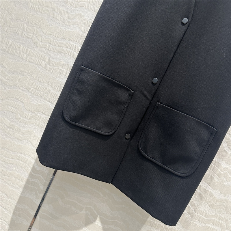 The R0w twill wool vest replica clothes