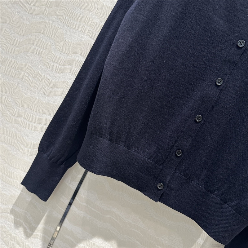 The R0w fine wool cardigan replica d&g clothing