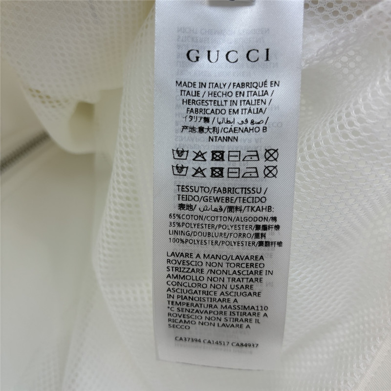 Gvc*1 ribbon stitching embroidered logo suit replica designer clothes