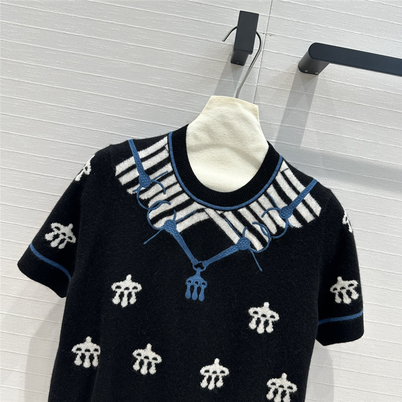 H**me5 cashmere short-sleeved sweater replicas clothes