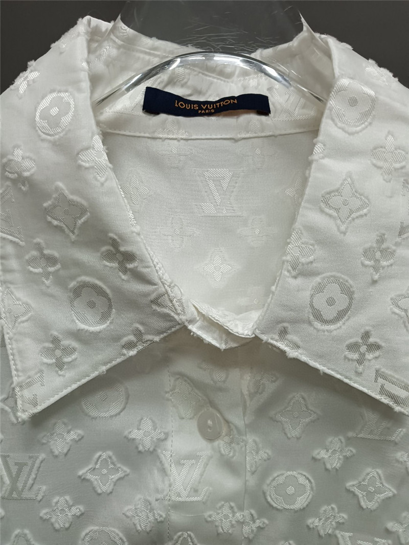 l0vis Vvtt0n lv logo print long sleeve shirt replicas clothes
