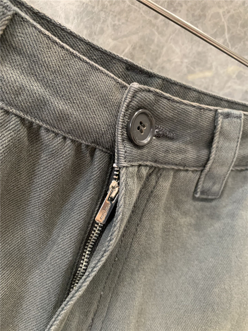 M1um1u denim shorts replica d&g clothing