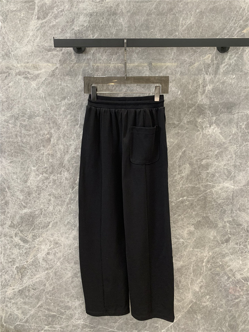 Ce1i*e black wide-leg sweatpants