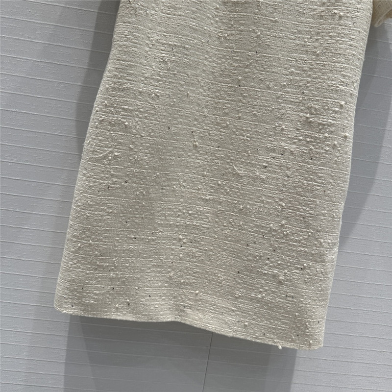 Va1e*ntin0 soft tweed short sleeve dress replica d&g clothing