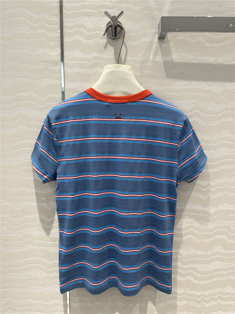 acne studios striped short-sleeved T-shirt replica d&g clothing