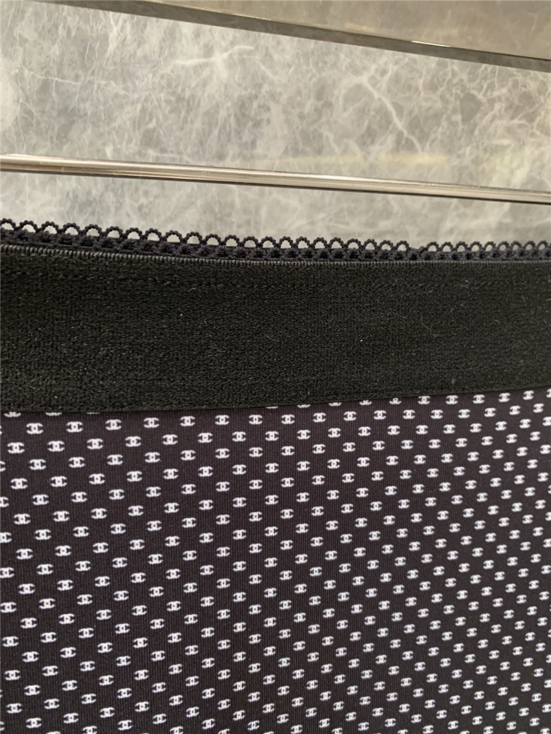 Ch**el logo polka dot elastic ribbon skirt replica clothing