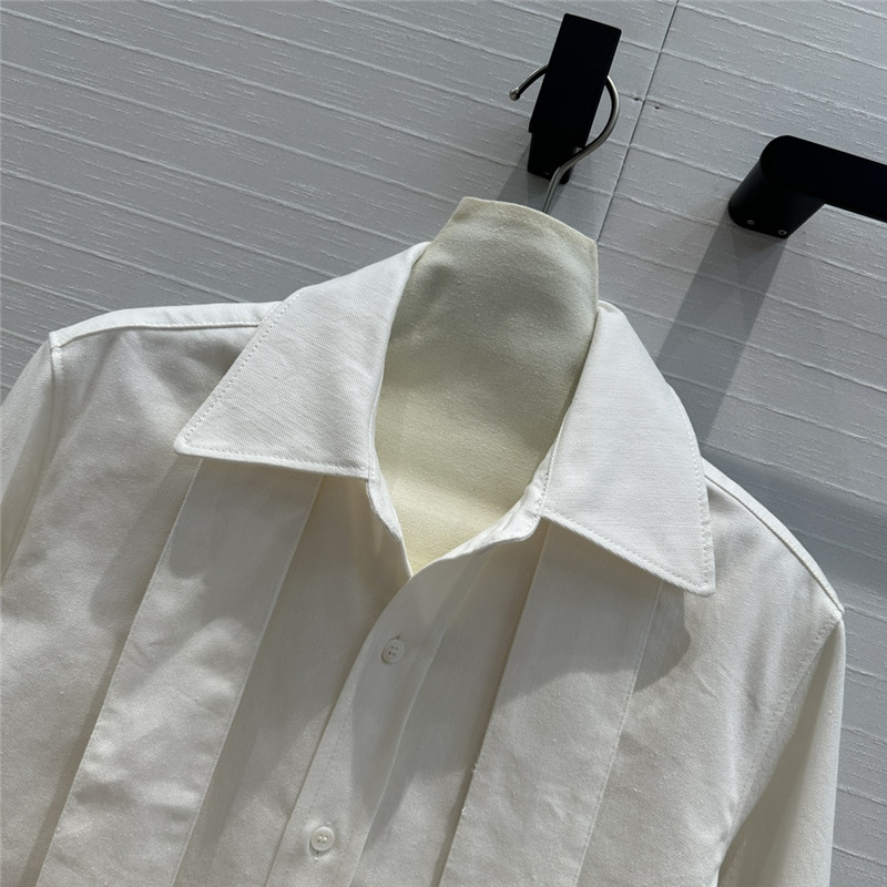L0ew* bow tie lapel denim shirt replica clothing sites