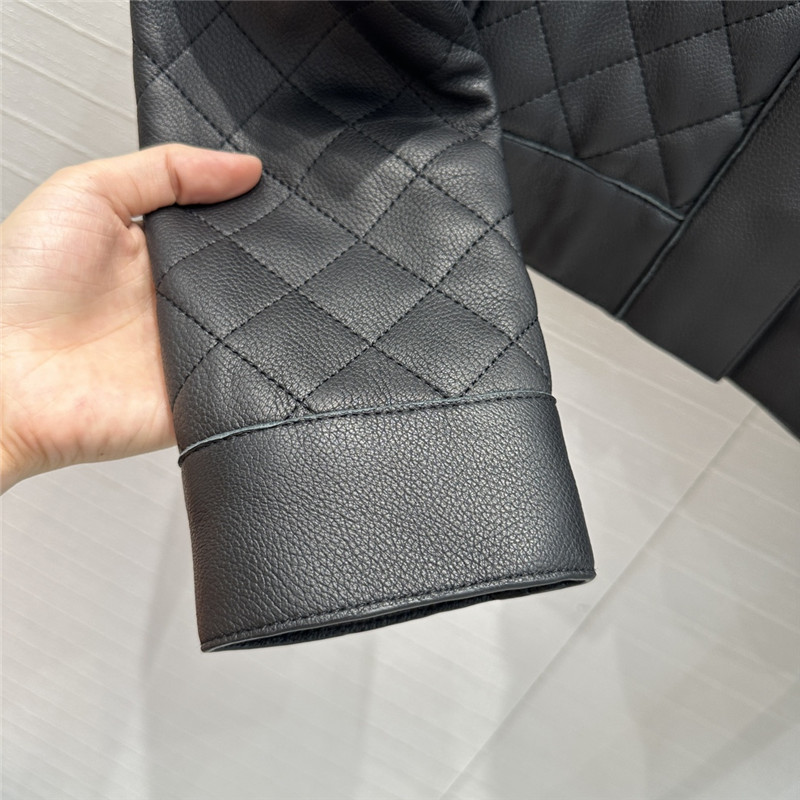 h**me5 lambskin D1am0nd quilted motorcycle jacket replicas clothes