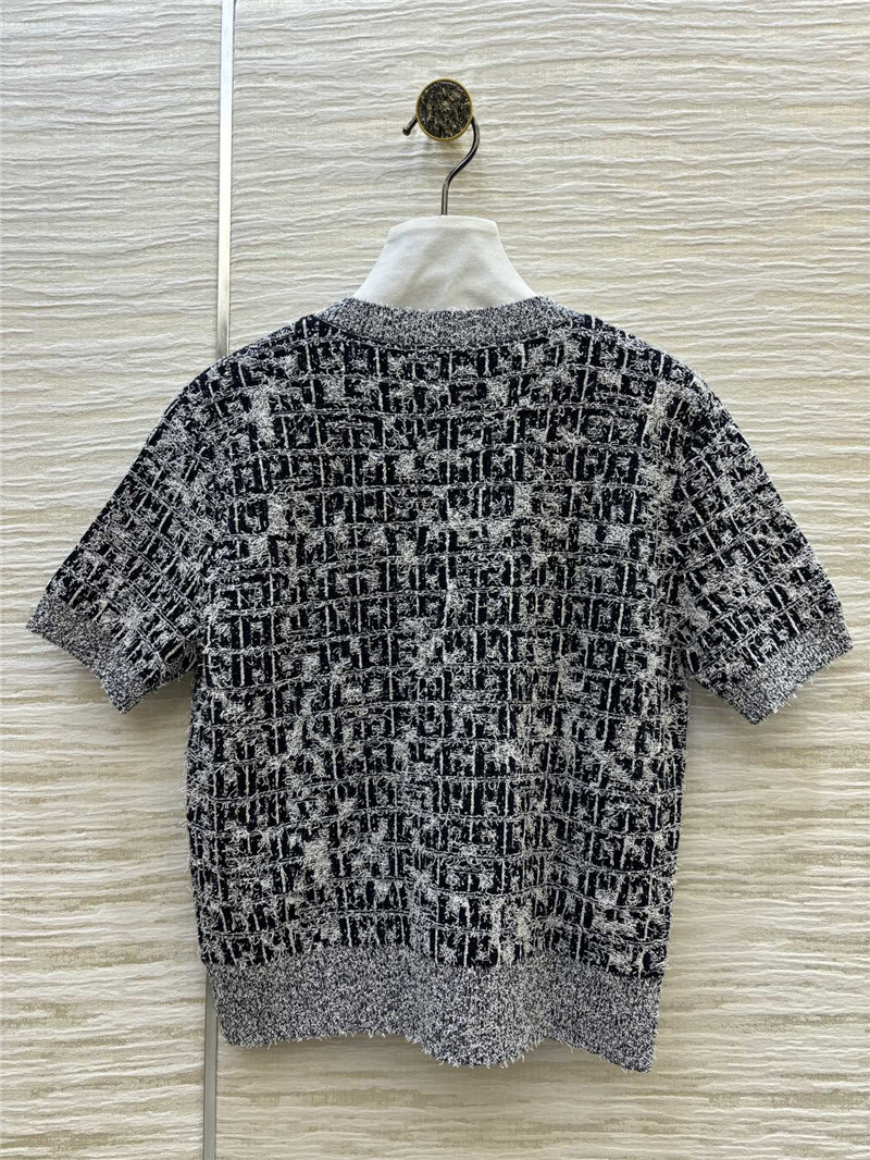 Givenchy V-neck knitted short-sleeved cardigan replica clothing