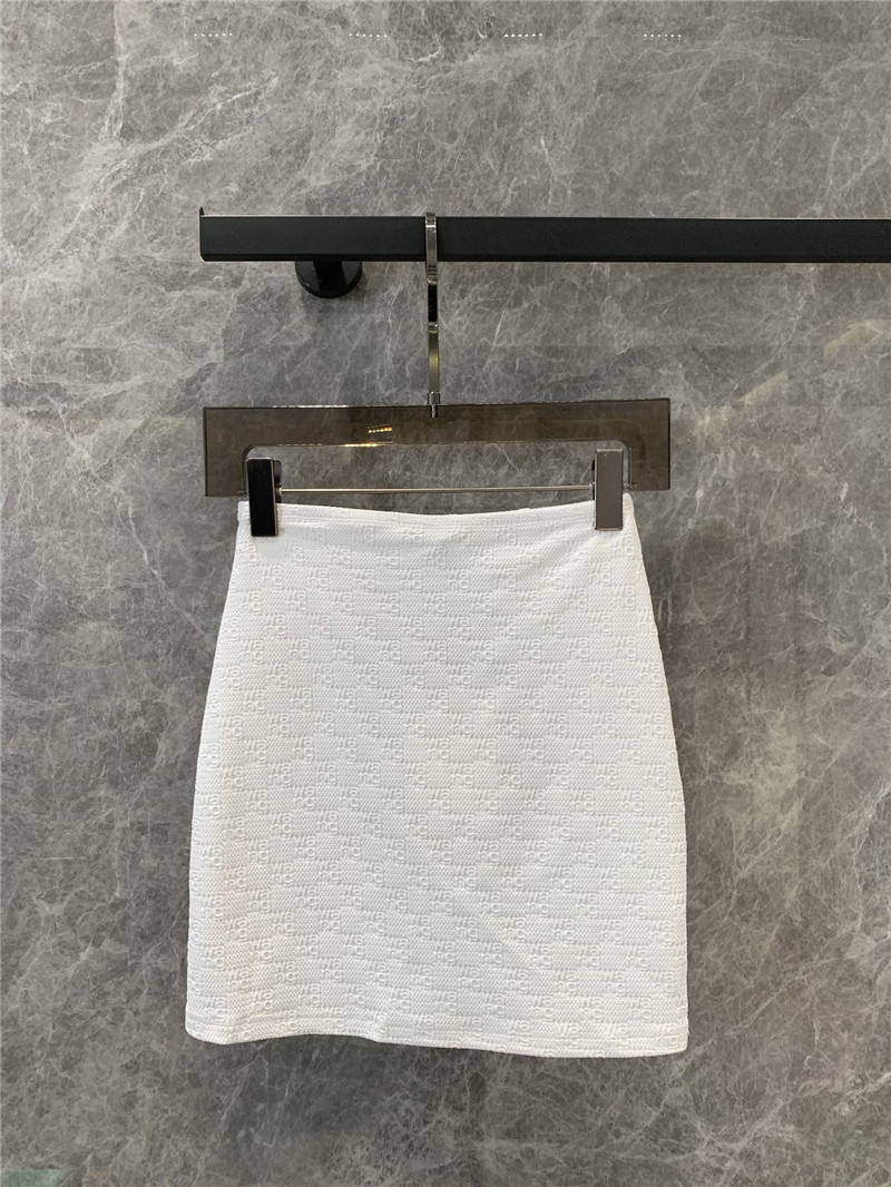 A1exa*der wang logo textured jacquard skirt replica clothing sites