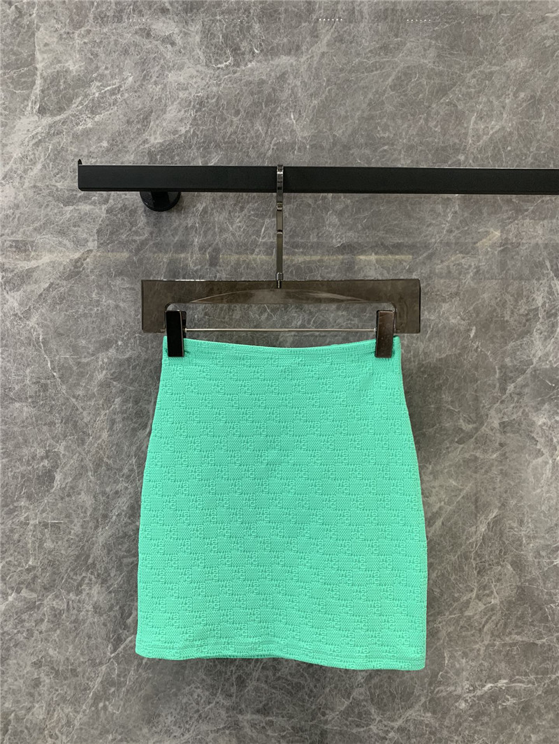 A1exa*der wang logo textured jacquard skirt replica clothing sites