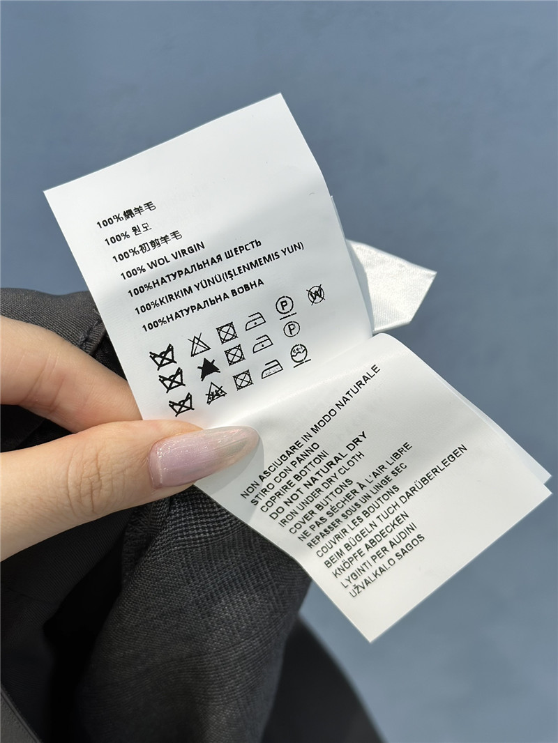 M1um1u dark pattern hem shorts replica clothing sites