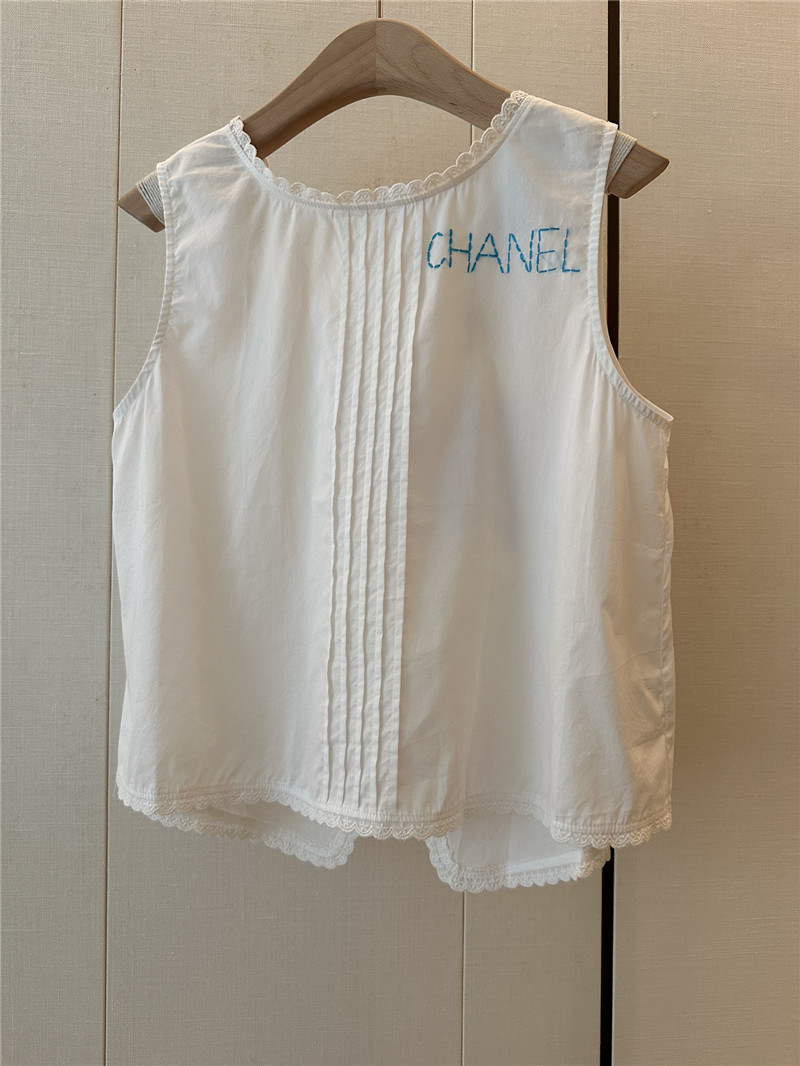 Ch**el second-hand small details vest replica clothing sites