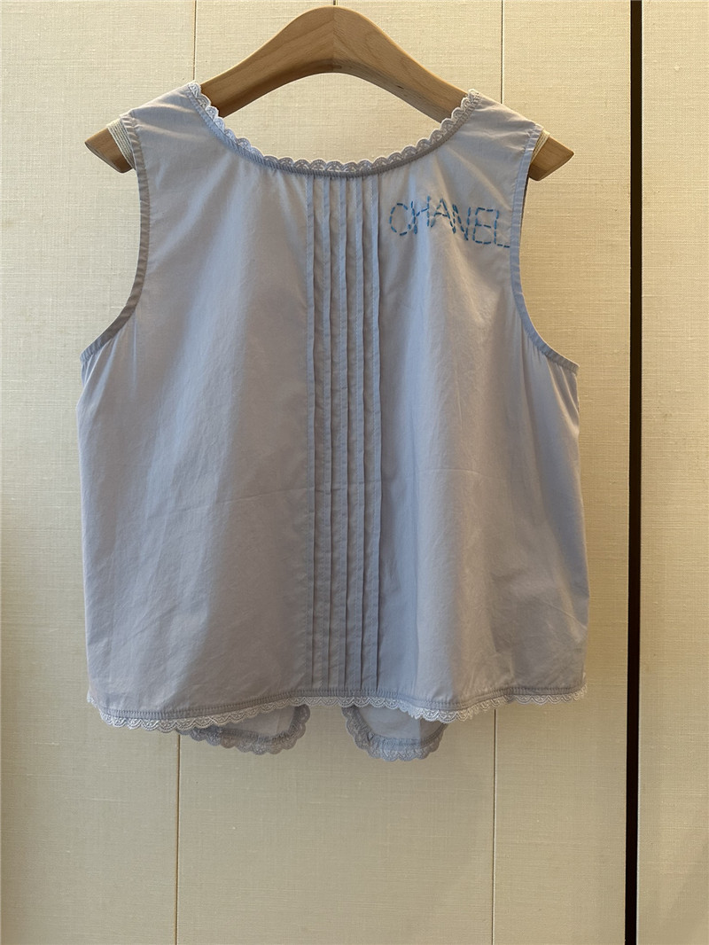 Ch**el second-hand small details vest replica clothing sites