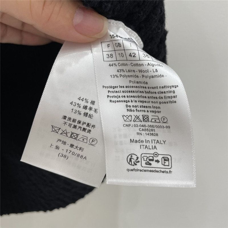 D10r wool pom pom vest replica clothing sites