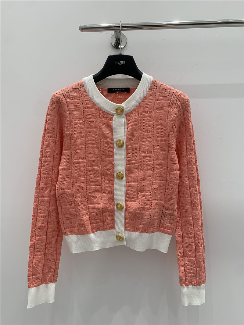 Balmain new knitted cardigan replica d&g clothing