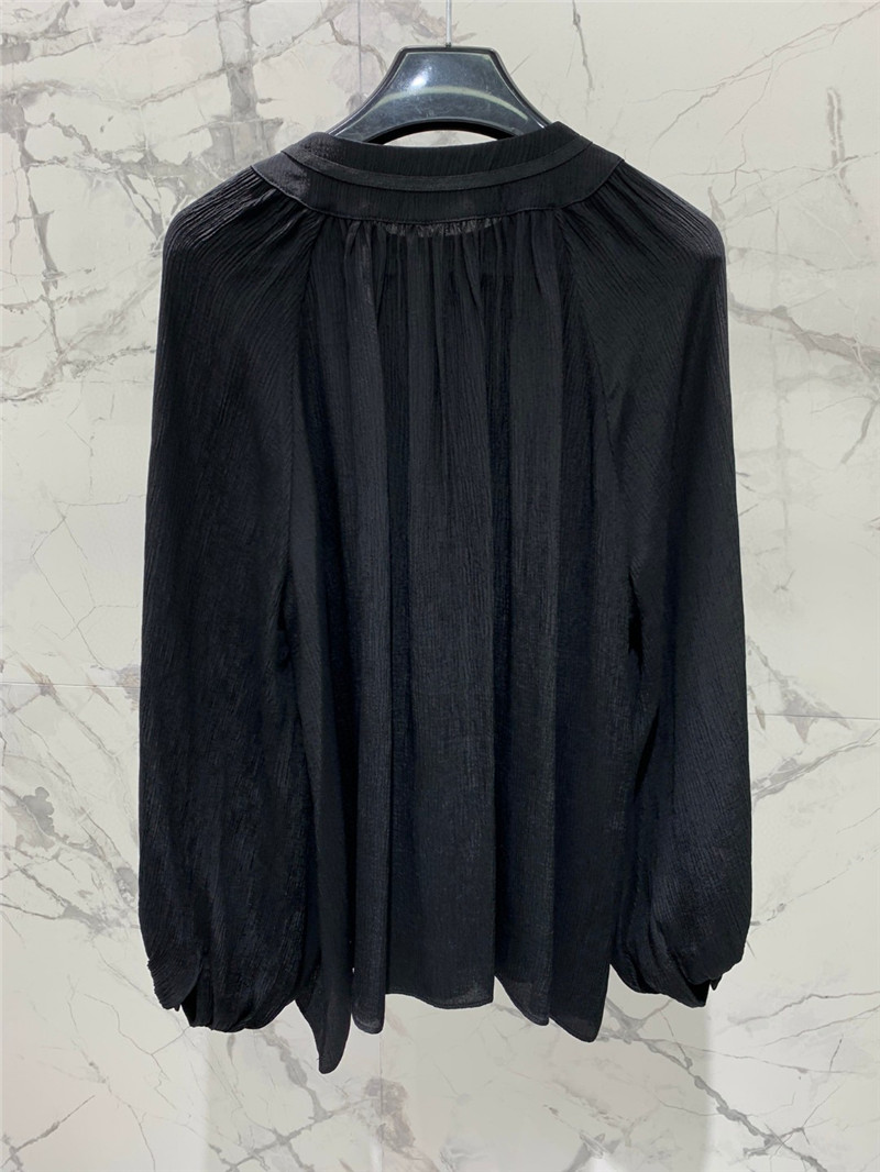 Balmain new loose-fitting cupro shirt replica clothes