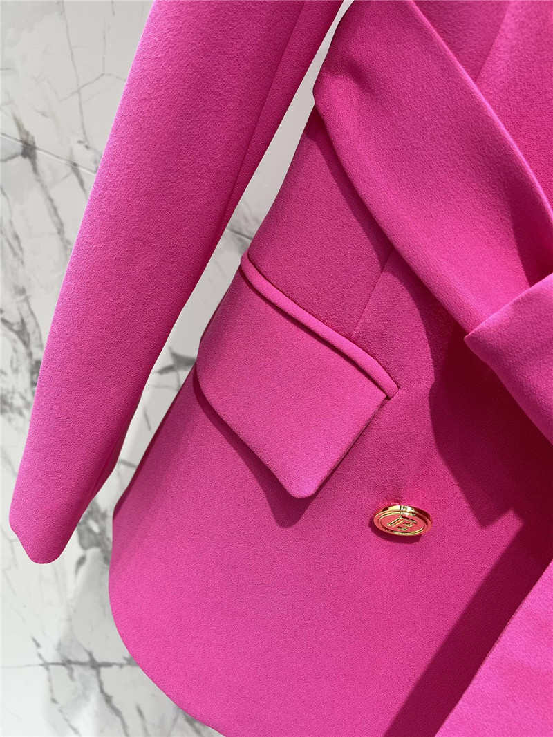 Balmain double-breasted gold buttoned suit replica clothing