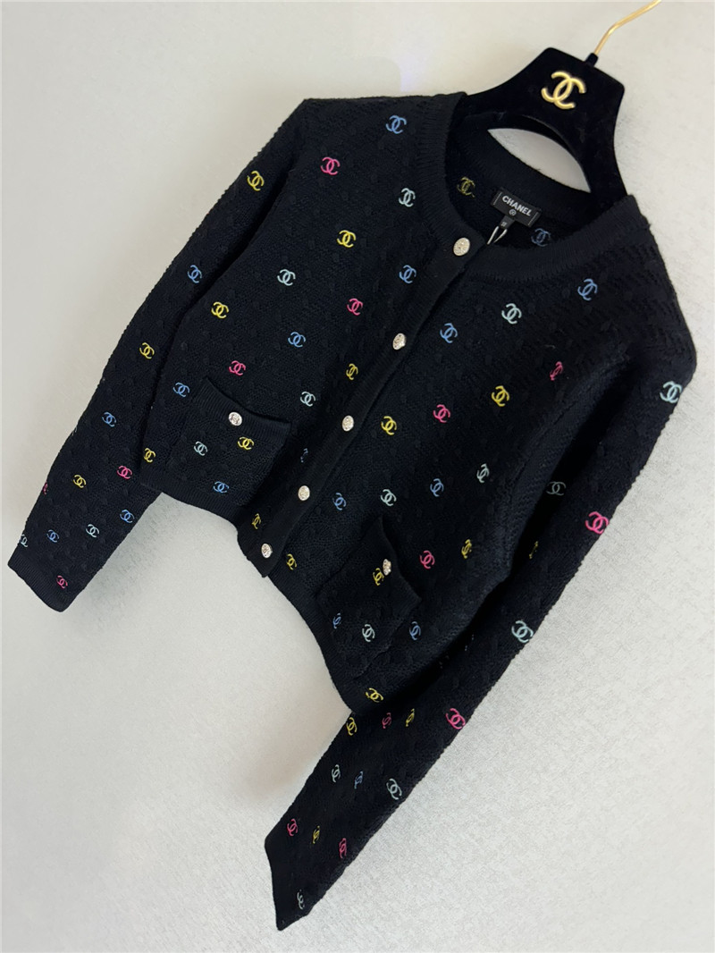 Ch**el crew neck cardigan replica d&g clothing