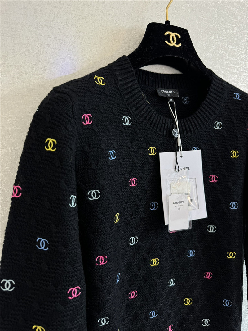 Ch**el round neck long sleeve replica designer clothes