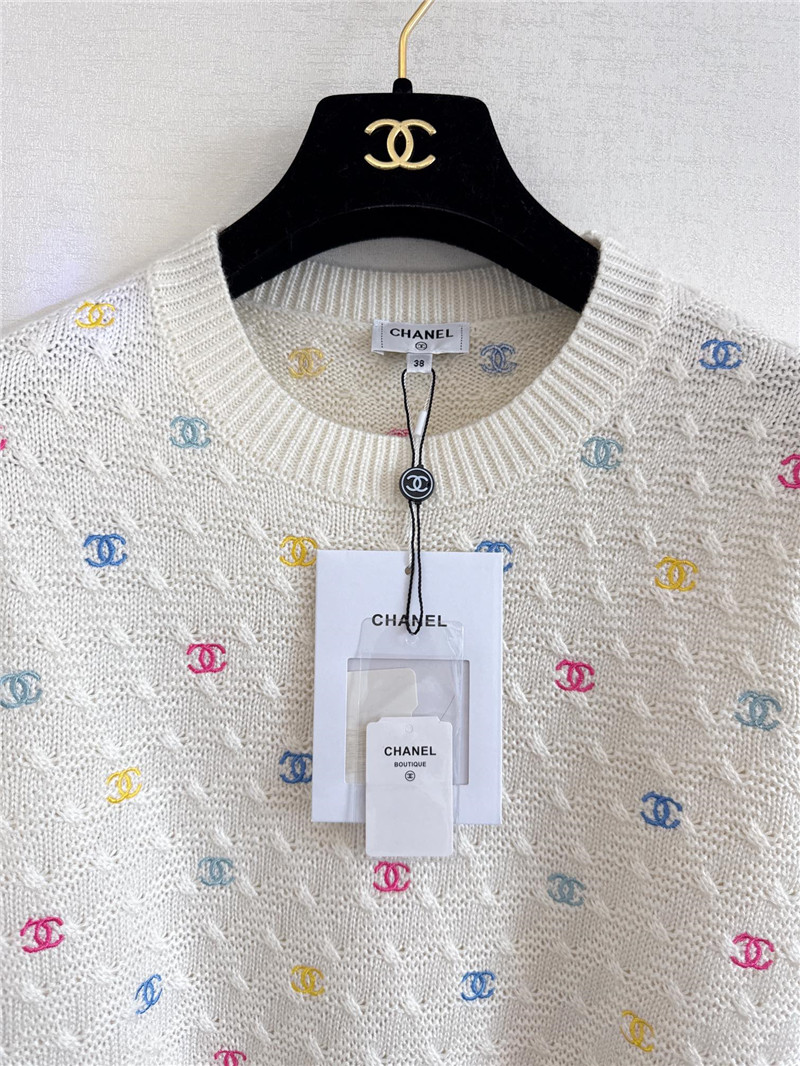 Ch**el round neck long sleeve replica designer clothes